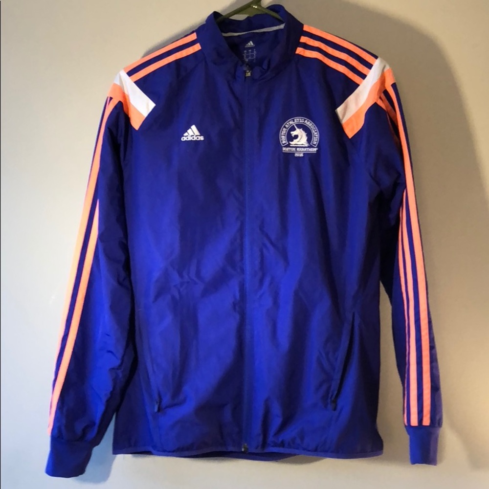 Adidas BAA Official 2015 Boston Marathon Zip Up